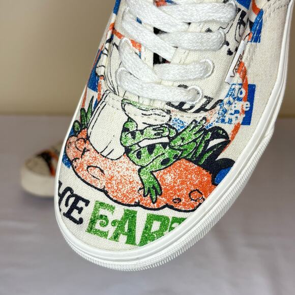 Vans Authentic Eco Theory Sneaker Women's 9.5 | Multicolor Graphic Design | EUC - Picture 2 of 9